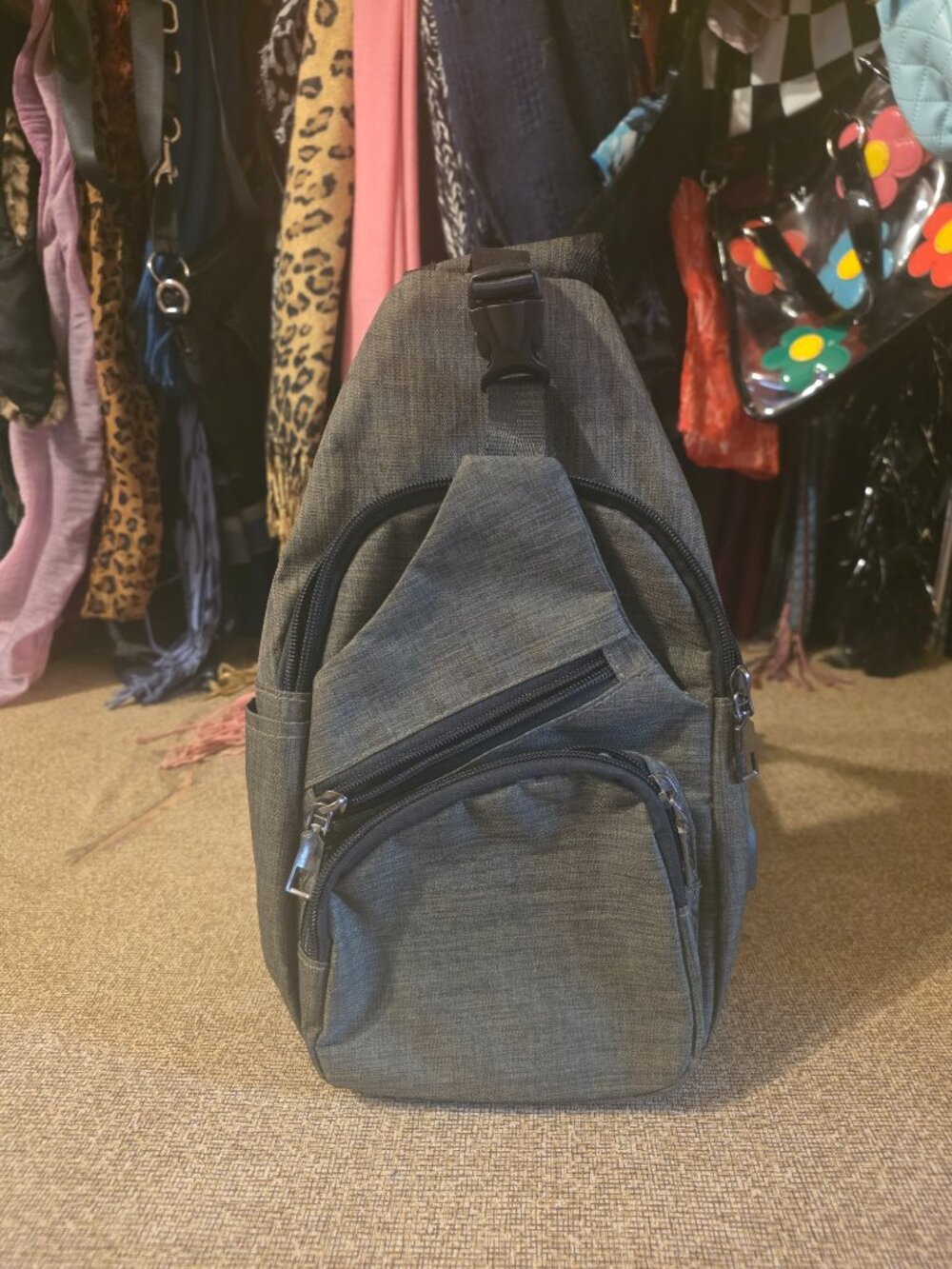 Crossbody Daypack, Lightweight for Travel, Hiking